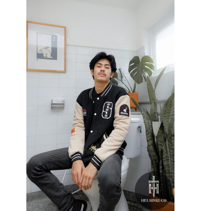 MURAH MERIAH Jaket Baseball Varsity - Jaket Varsity Baseball - Jaket Varsity Tebal - Varsity Jacket 