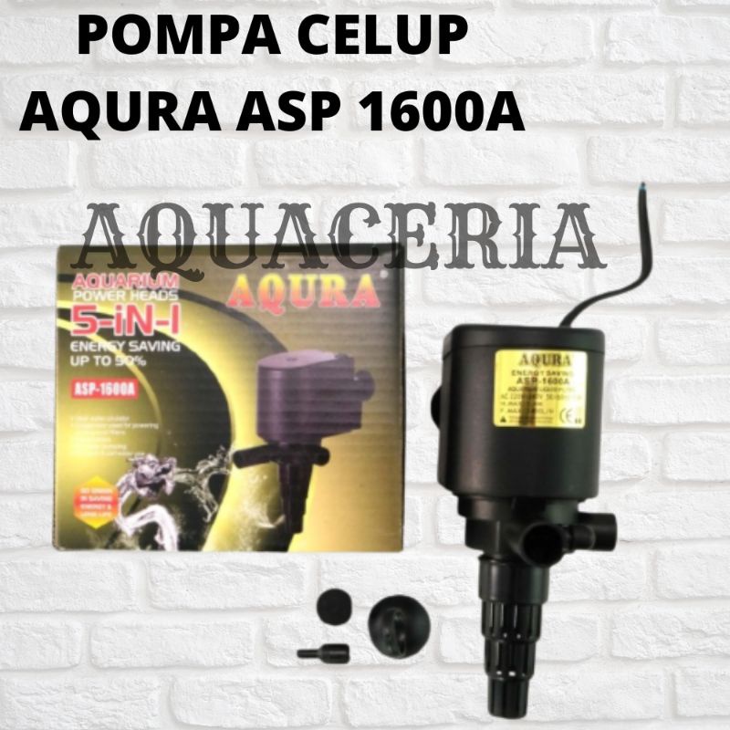 POMPA CELUP AQUARIUM AQURA ASP 1600 A POWER HEADS AQUARIUM AQUASCAPE