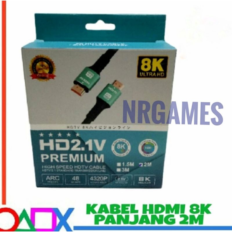 KABEL HDMI PREMIUM 8K / KABEL HDMI 8K ULTRA HD 2M