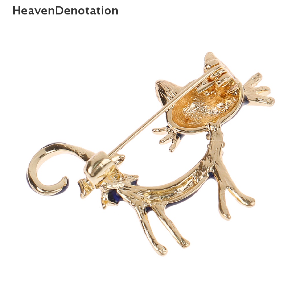 [HeavenDenotation] Kepribadian Kucing Biru Bros Gadis Wanita Kantor Kasual Bros Pin Hadiah HDV
