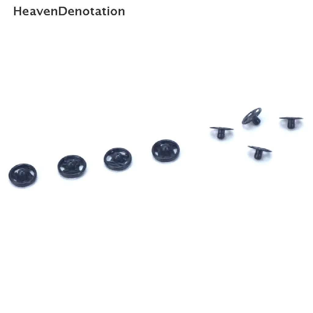 [HeavenDenotation] 24pcs/lembar Gesper Boneka Gesper Snap Mini DIY Tombol Mini Untuk Pakaian Boneka HDV