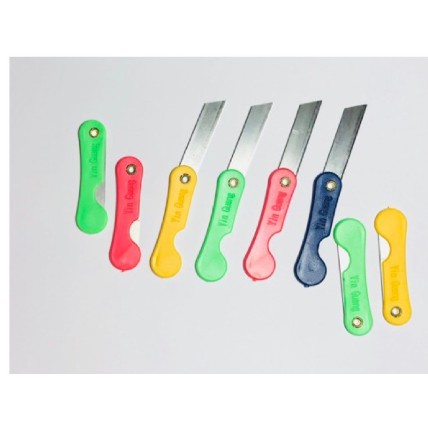 

[SATUAN] PISAU MINI LIPAT Cutter Kecil Warna warni Pemes / Alat Bantu Potong Kertas Plastik Perlengkapan ATK Serbaguna