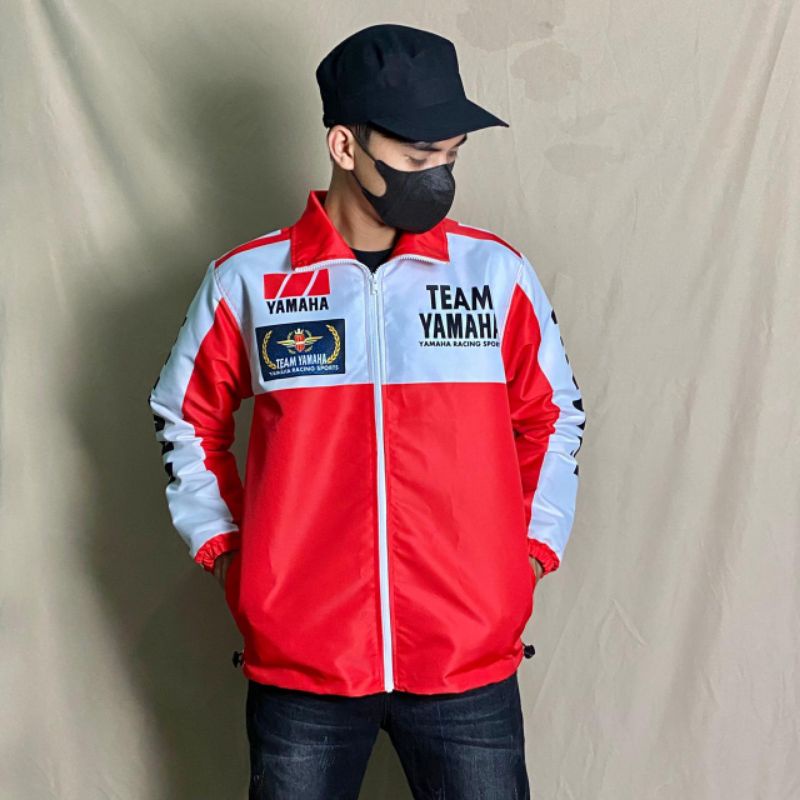 JAKET VINTAGE 90S TEAM YAMAHA RACING SPORTS