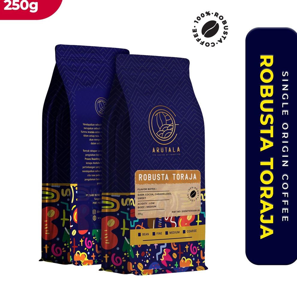 

Nikmati 2.2 Promonya ARUTALA Kopi Toraja Rantebua Robusta Coffee 250 gram .,..,.,.,.