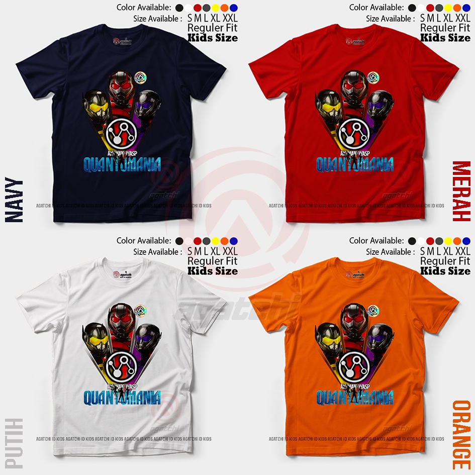 Baju Kaos Atasan Anak Laki - Laki Agatchi Motif Ant Man