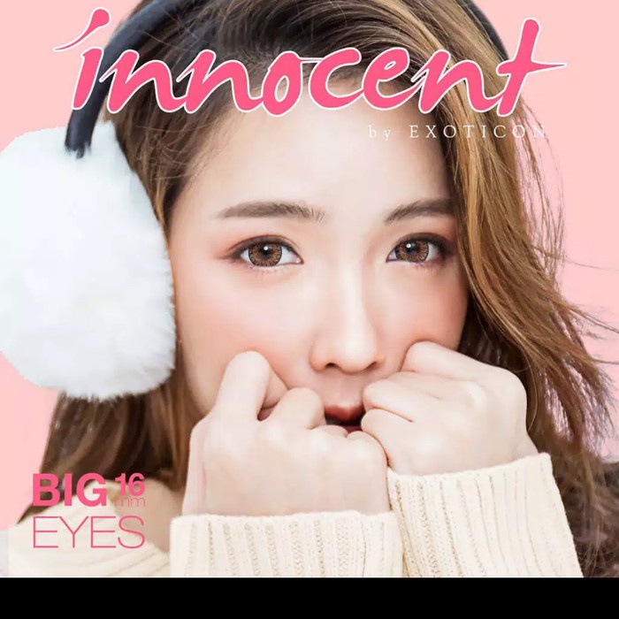 SOFTLENS MINUS DAN NORMAL X2 INNOCENT BLUE BIG EYES 16MM (0.00 sd -6.00) GRATIS TEMPAT SOFLEN