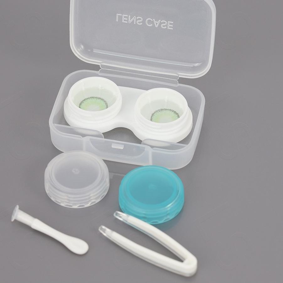 Softlens Case Satu Set Capitan Penjepit Softlens Kotak Lensa Mata