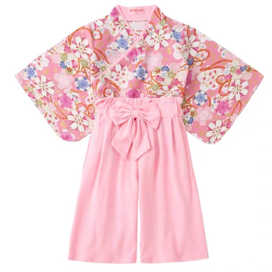 Japan Kimono Set For Girl Setelan Kimono Jepang