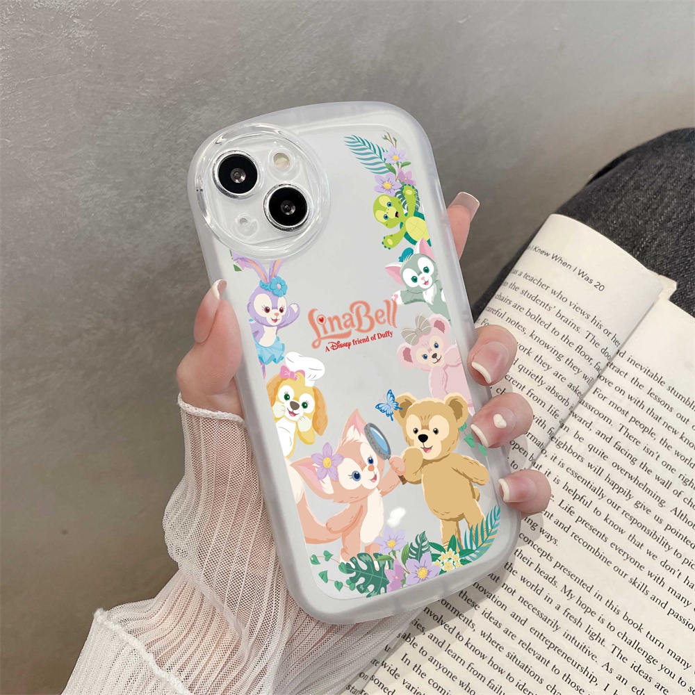 Soft Case Redmi Note 11S 11 Pro Redmi 10C 10A 9C 9T 9A Note8 Note7 Note7Pro Kartun LinaBell Dan Kelinci Kecil Beruang Silikon Penutup Telepon