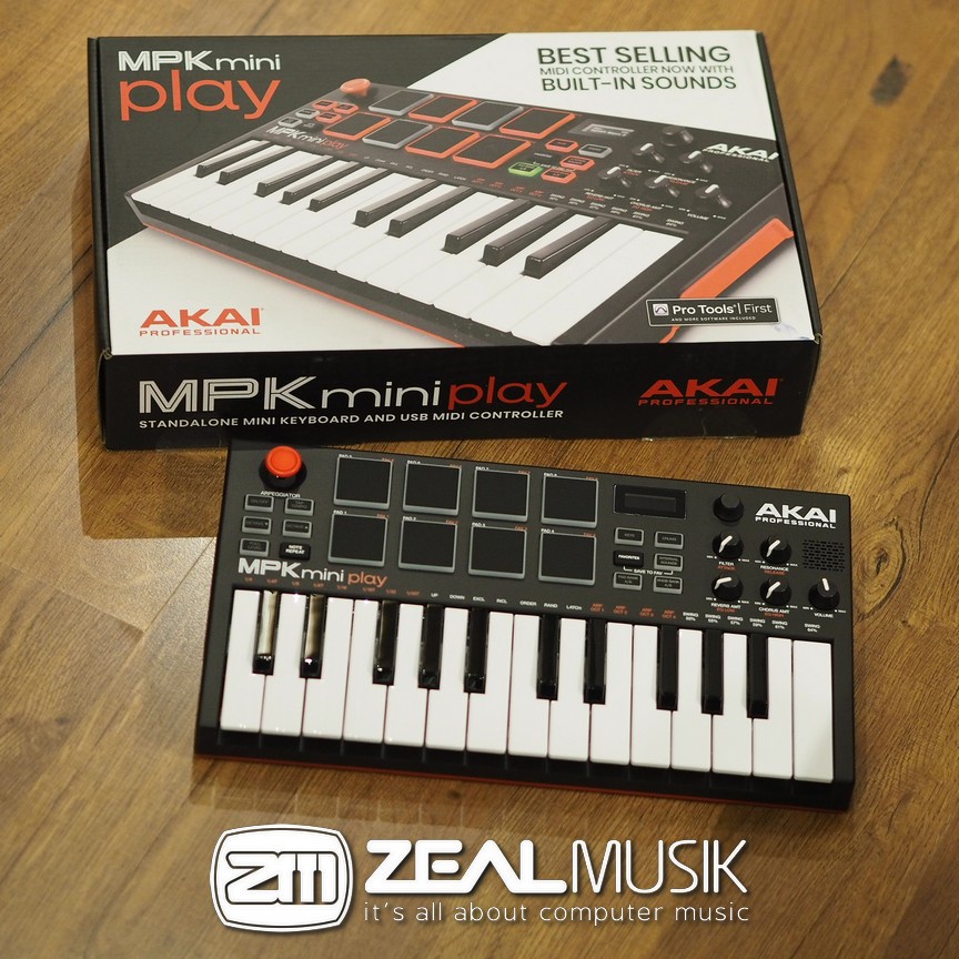 Mpk Mini Play Mk3 - Portable Midi Controller Mpk Mini Play Mk 3 - Zeal Musik