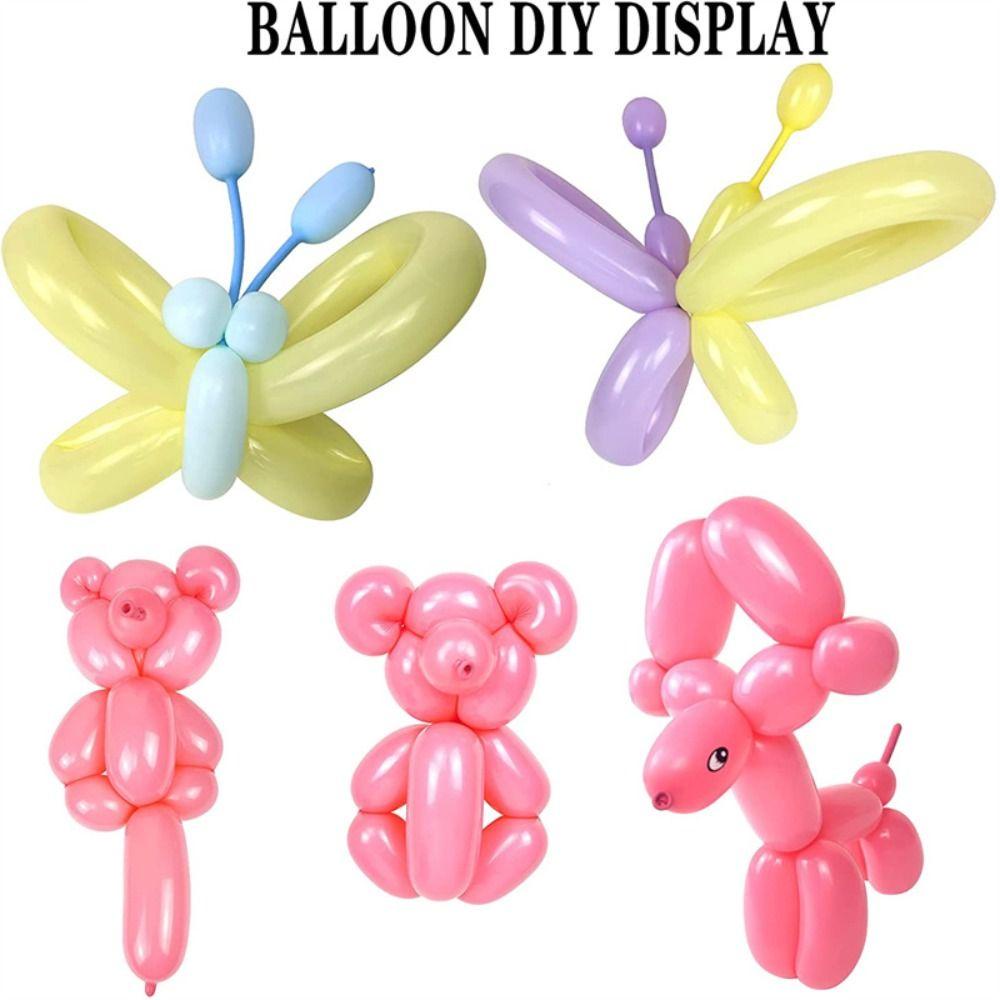 [Elegan] Panjang Magic Balloon DIY Balloon Twist Balon Dekorasi Pernikahan Baby Shower Mainan Ulang Tahun Dekorasi Dekorasi Balon Magic Strip Balloon