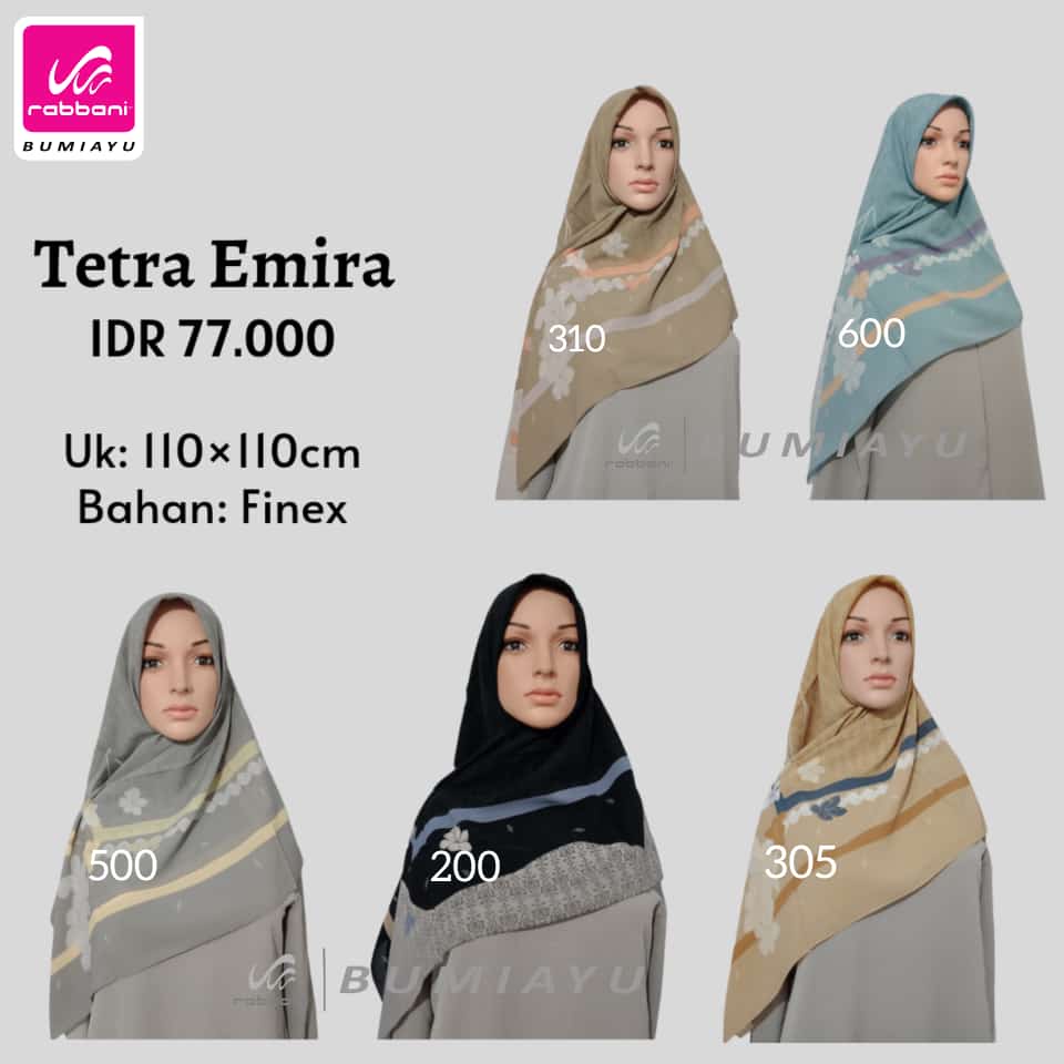 TETRA EMIRA - SEGI EMPAT RABBANI MOTIF