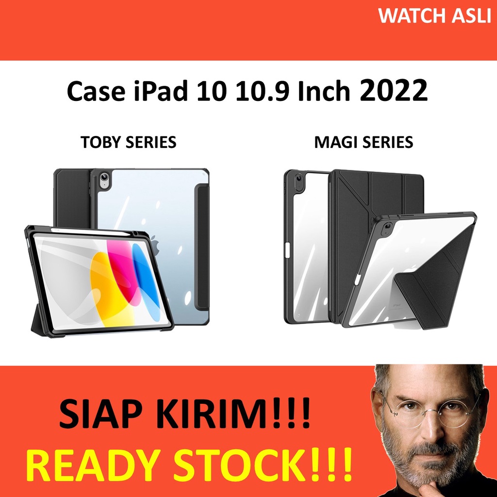 Case iPad 10 10.9 inch 2022 10th Gen Dux Ducis TOBY MAGI Cover Casing