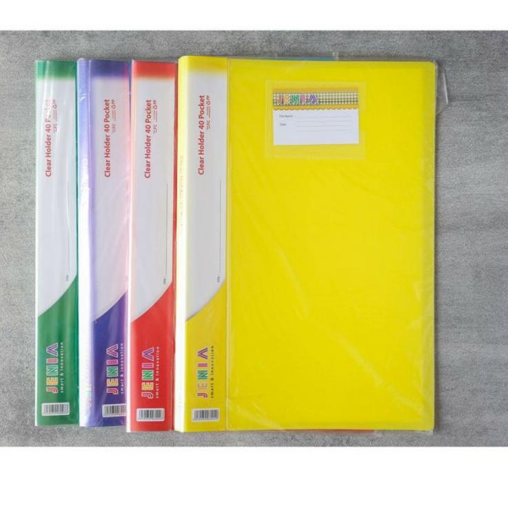 

Garansi Terbaik Clear Holder / Display Book / Map Plastik Folio 60 Lembar