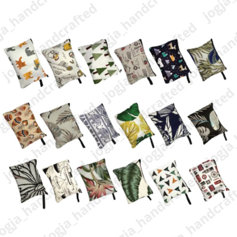 Dompet Koin Mini Resleting Motif Karakter Lucu Murah / Dompet Pounch Wanita Kanvas Resleting / Dompe