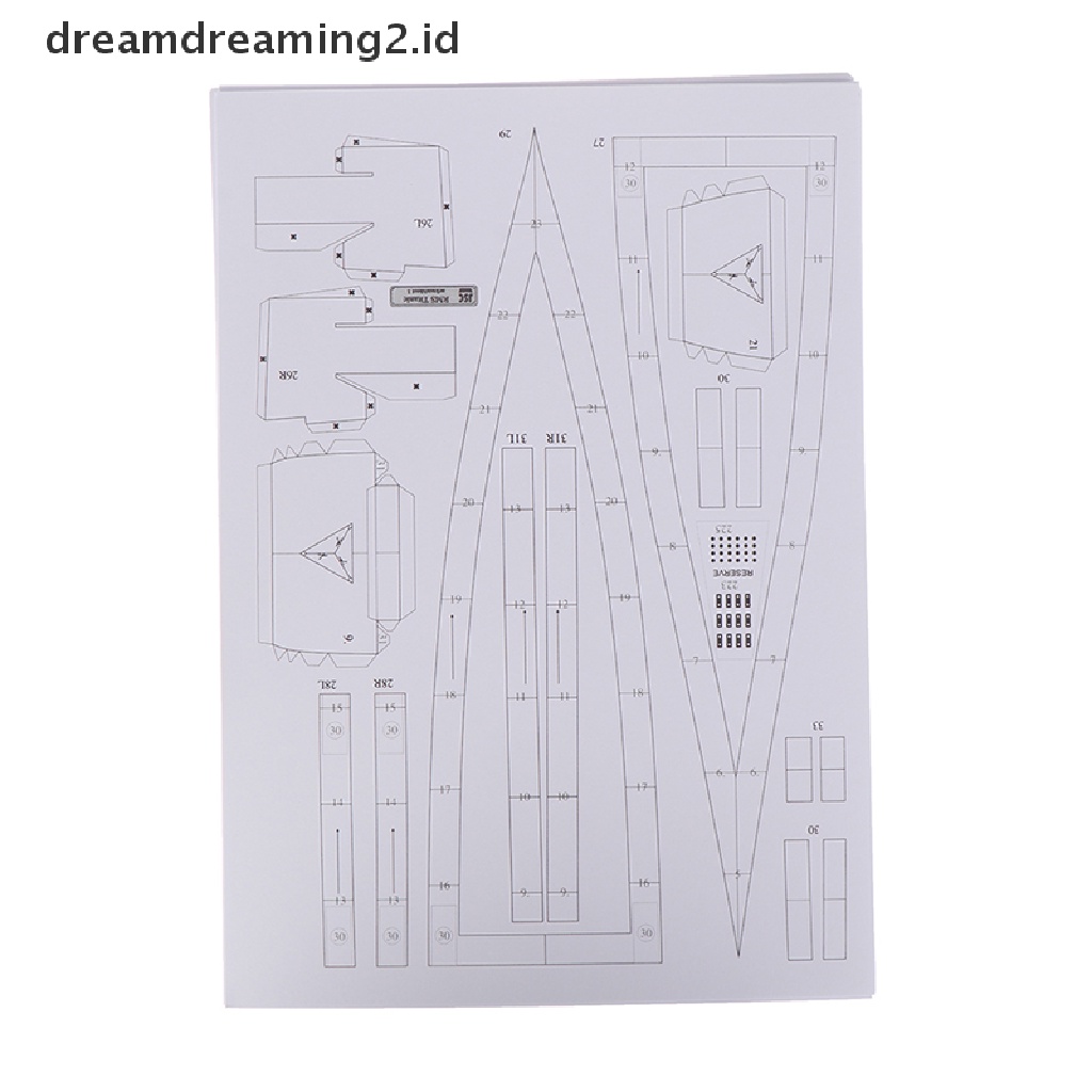 (dream) 1.400craft DIY Kapal Titanic 3D Paper Model Sets Mainan.