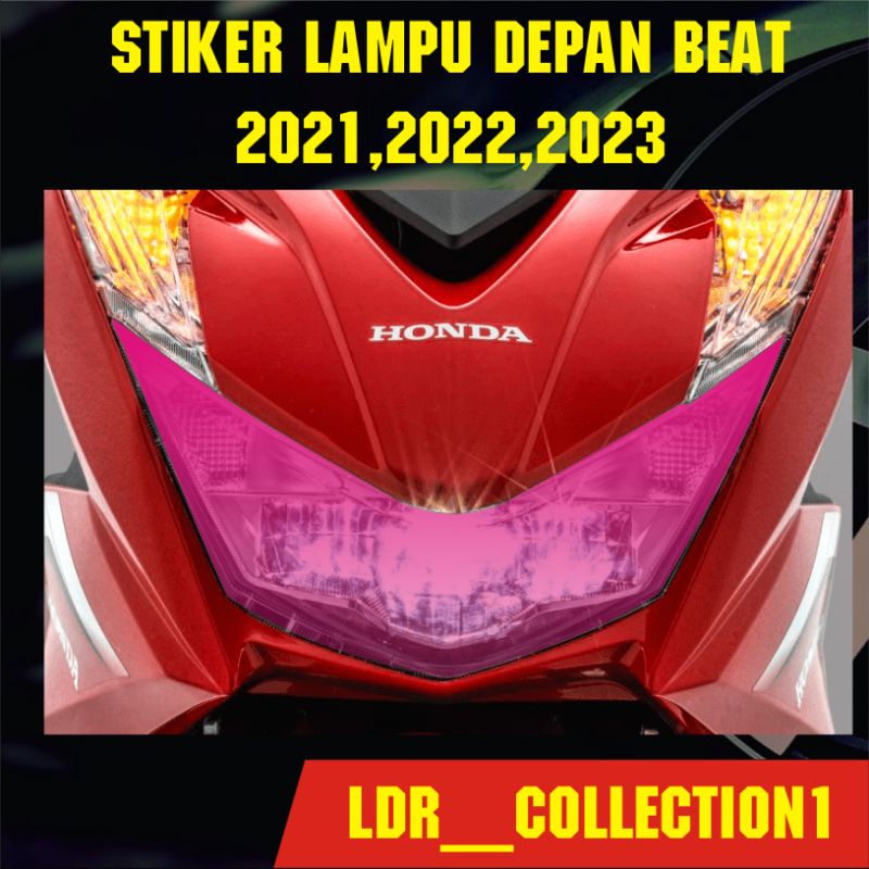 stiker cutting sticker lampu depan motor beat 2021,2022 dan 2023