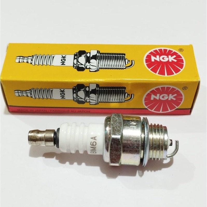 Spark Plug Busi Mesin Potong Rumput BP6MA Chainsaw Senso Kecil BesarSemprot Hama Motor Trail  Anak A