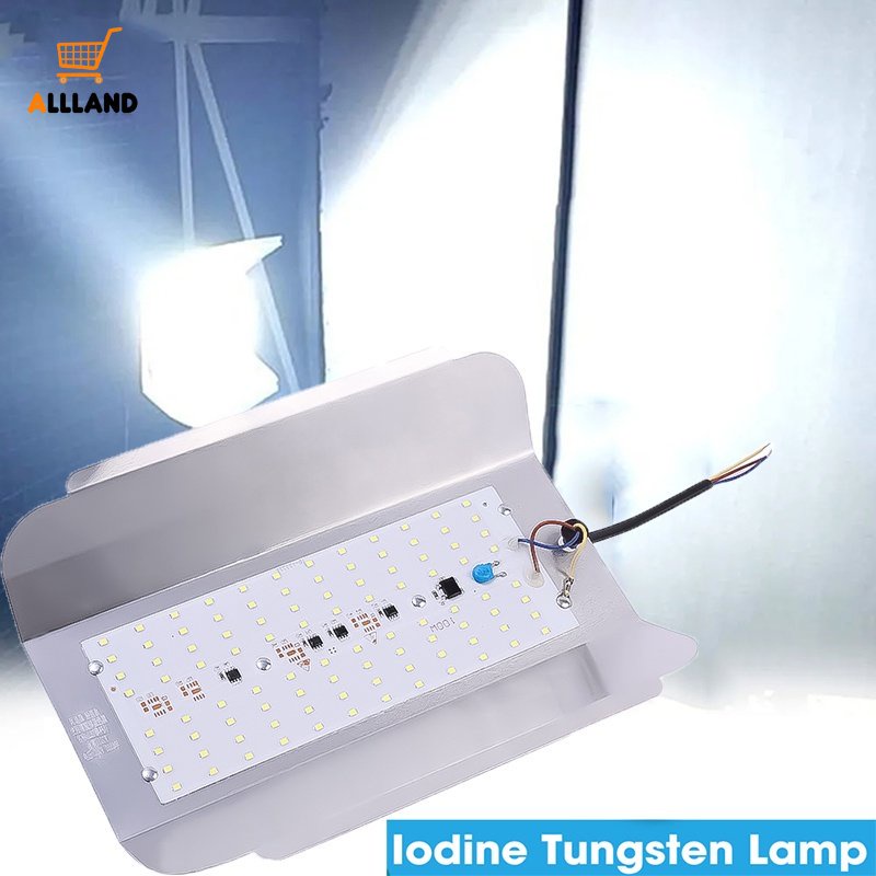 1pc Lampu Tungsten Iodine Tahan Air LED Ultra Bright/Lampu Pengerjaan Penerangan Malam/Lampu Sorot Hemat Energi Jalan Luar Ruangan