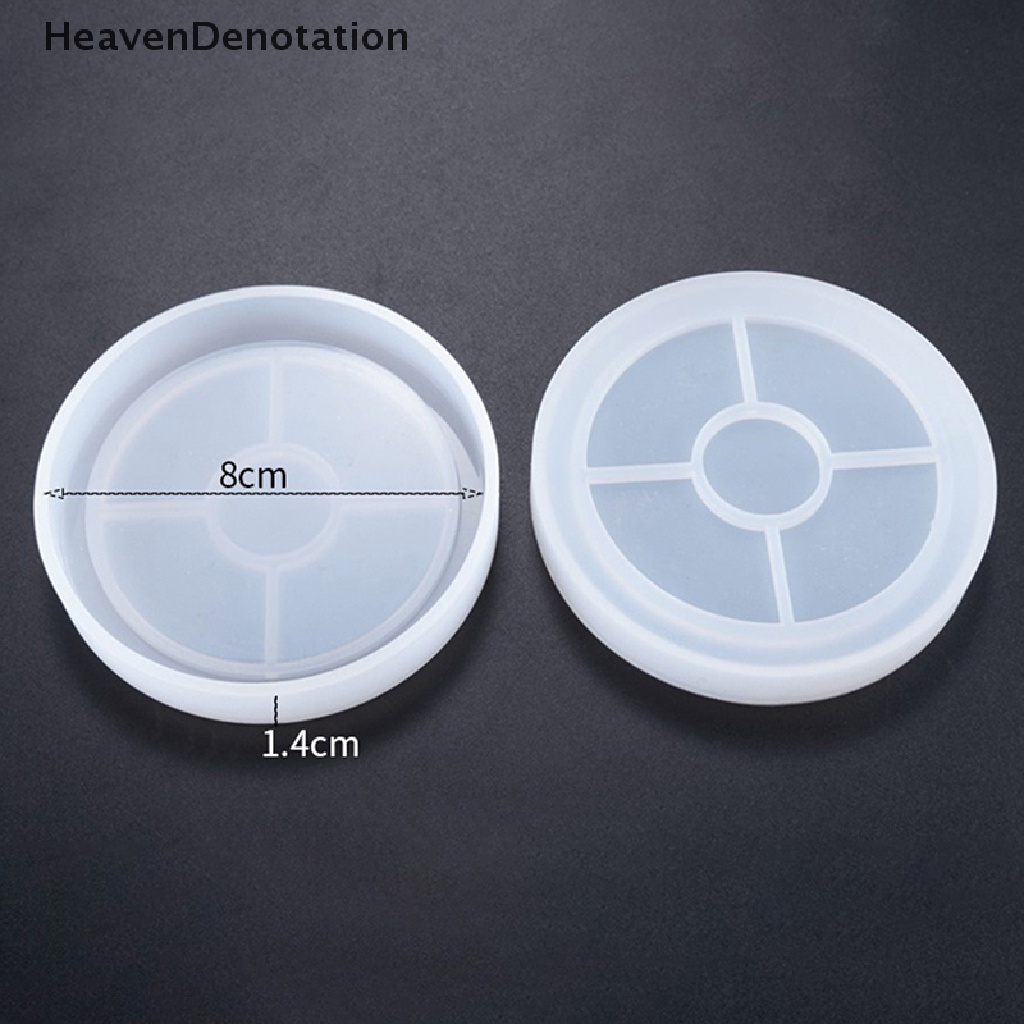 [HeavenDenotation] Base Tray Silicone Mold Ukuran Besar Nampan Bulat Cetakan Beton Terrazzo Round Plate HDV