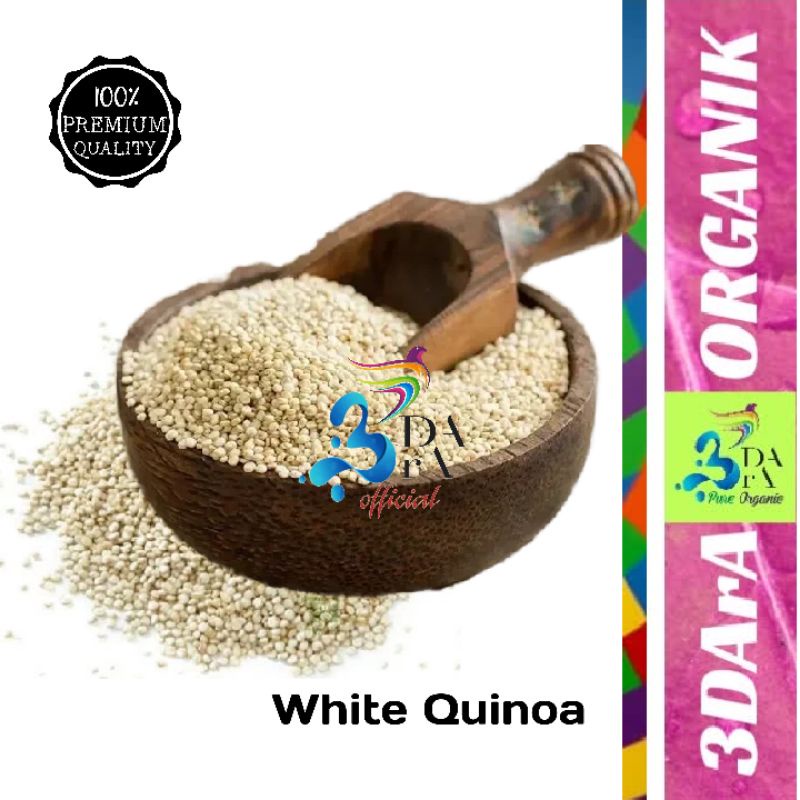 

Organic White Quinoa 100gr Premium Asli Tanpa Campuran