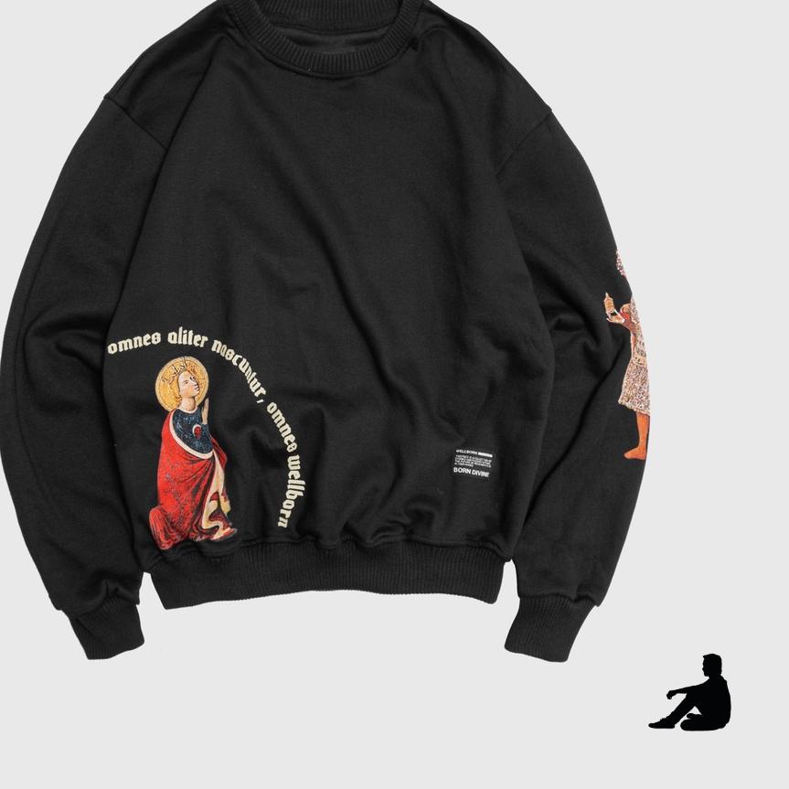 ➲ Wellborn Paenitet CN Black Sweater ☄