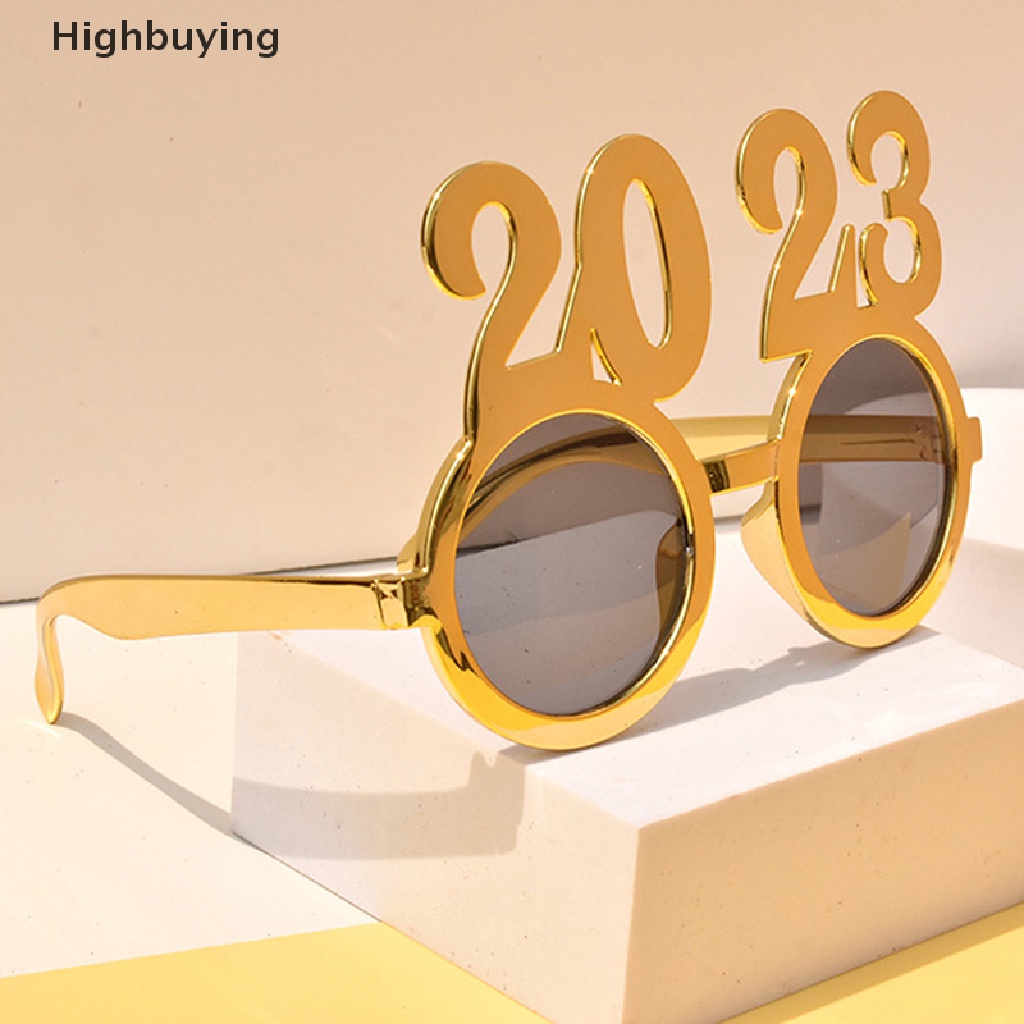 Hbid Kacamata Pesta Tahun 2023tahun Hawa Number Sunglasses Photo Booth Props Aksesoris Untuk Pesta Tahun Baru Hajatan Party Supplies Glory