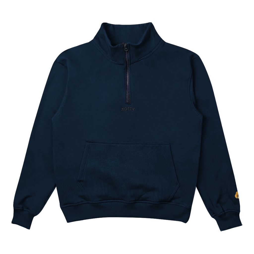 Xofty Parklife Sweater Halfzip Navy