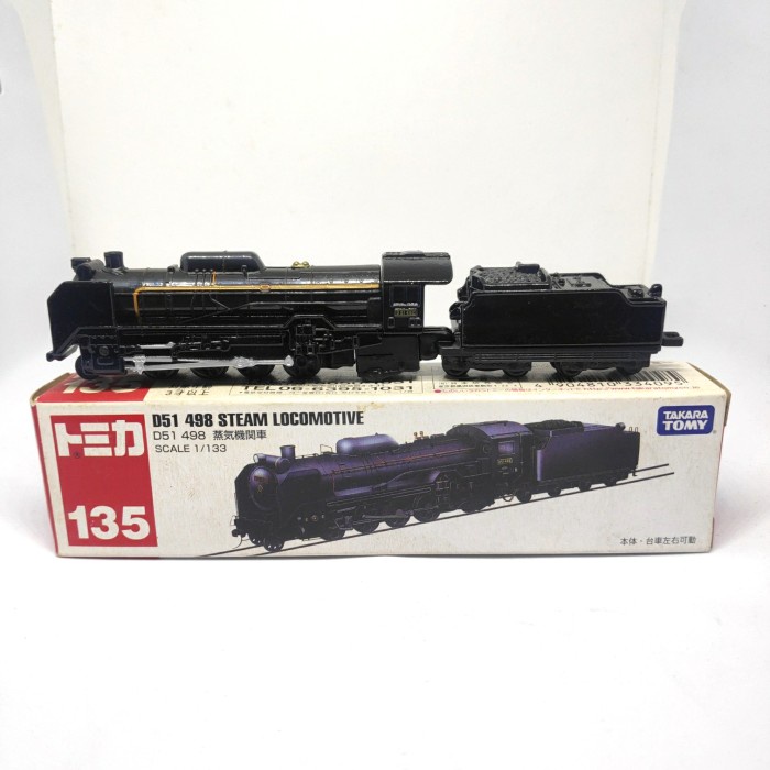 Tomica Long D51 498 Steam Locomotive No 135 Original Takara Tomy