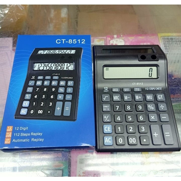 

Terlaris ✨ -KALKULATOR 2 LAYAR CT 8512 12 DIGIT Ada Tempat pulpen | distshop- 2.2.23