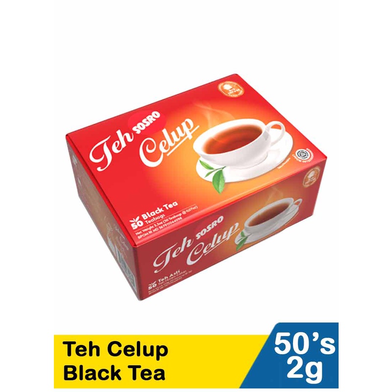 

Sosro Teh Celup Black Tea 50 x 2 Gram