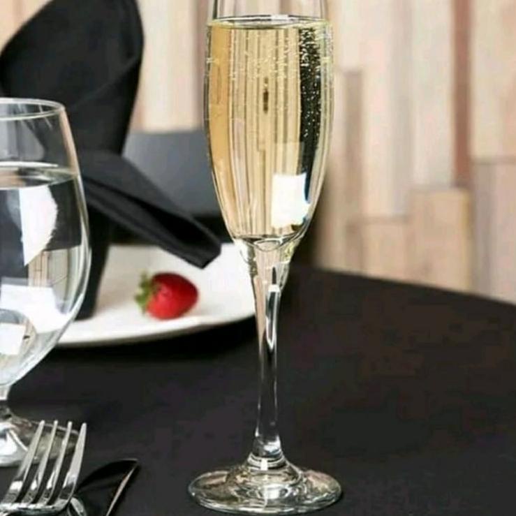 Buruan Dapatkan Gelas Royale Tall Champagne Flute 6 oz - Gelas Kaca - Gelas Kaki - Gelas Hotel - Gel