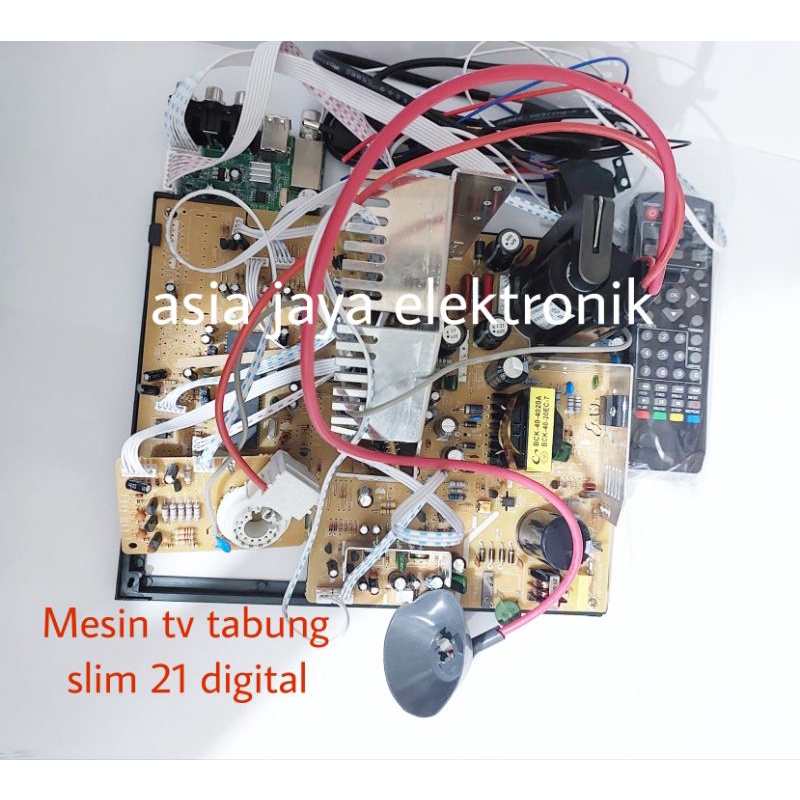 MESIN TV TABUNG SLIM 21 + DIGITAL T2