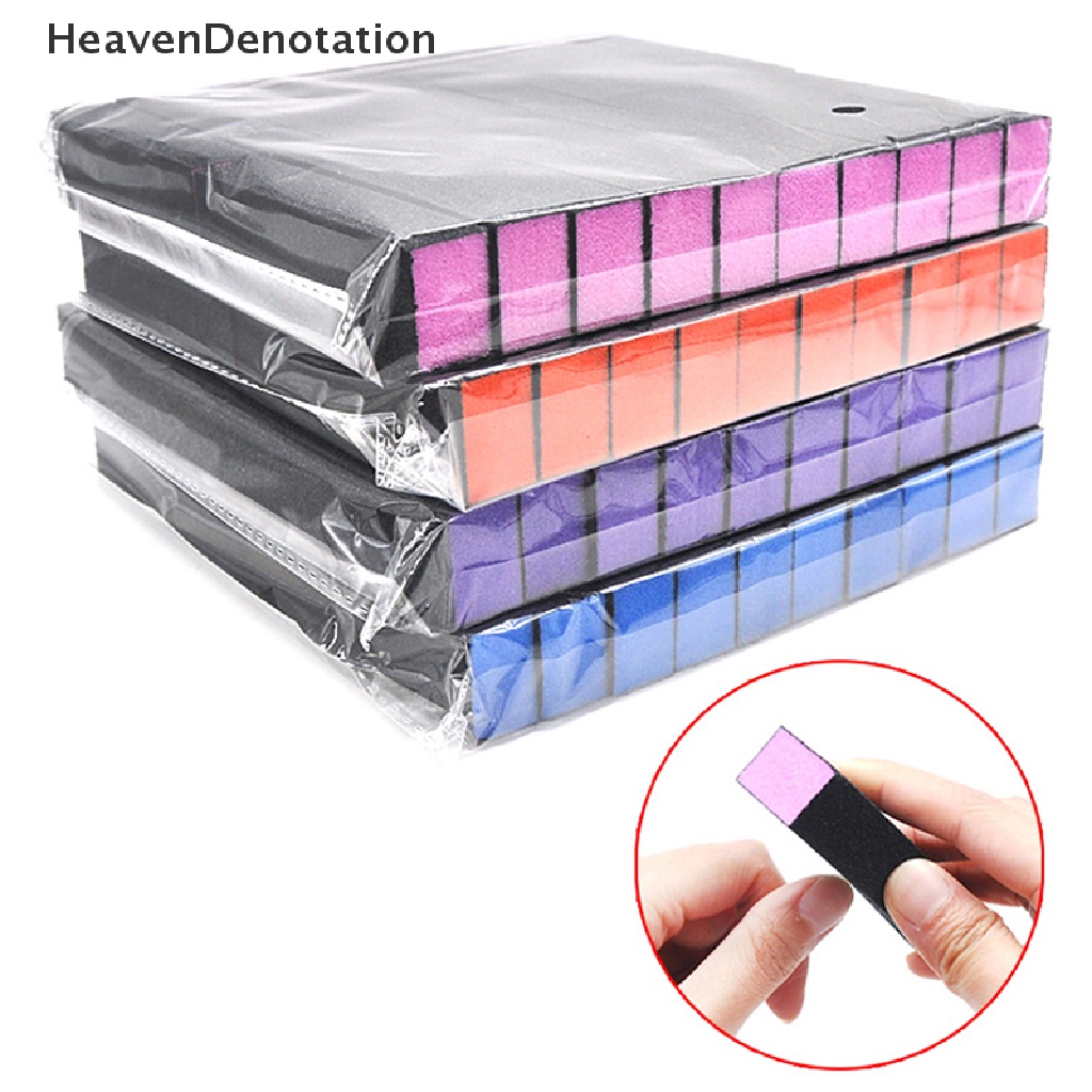 [HeavenDenotation] 10pcs Nail Art Shiner Buffer Buffing Block Sanding File Manicure Nail Art Tips HDV