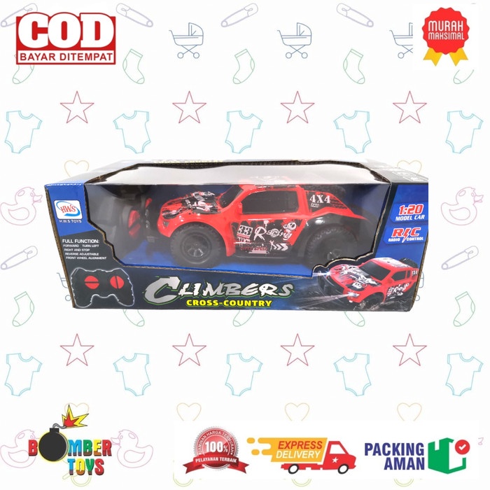 MAINAN ANAK LAKI MOBIL RC REMOTE FULL FUNCTION OFF ROAD 1:20 CLIMBERS