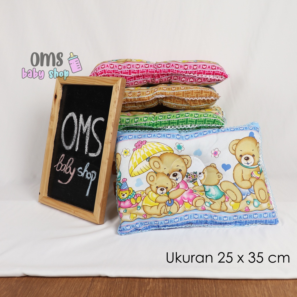 bantal peyang bayi murah kualitas premium / bantal newborn anti peyang