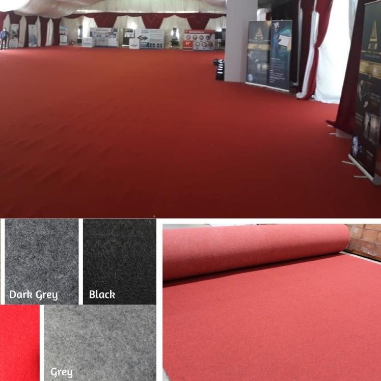 ❀ Karpet Beludru / Baldu Meteran Tebal dan Padat - Lebar 2 meter - per ½ meter ✶