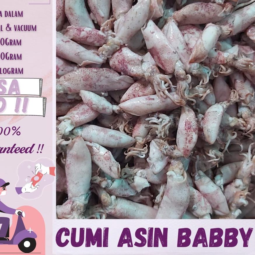 

✤ PROMO BABBY CUMI ASIN / CUMI JUMBO MURAH 1KG / IKAN ASIN MURAH ☻