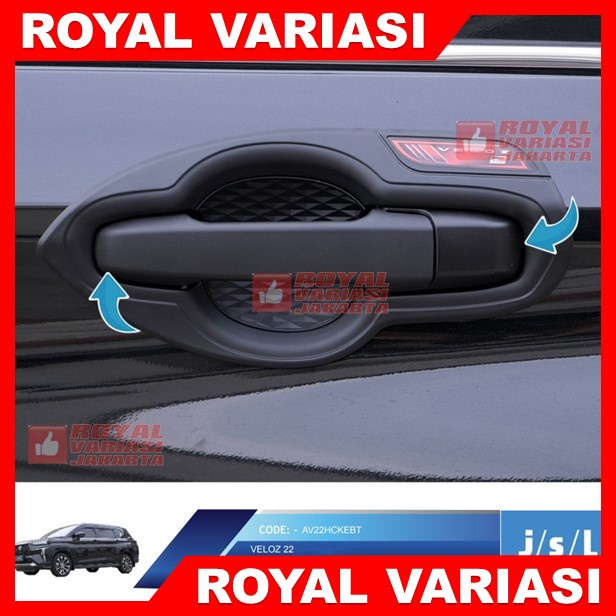 Cover Handle Pintu Hitam Doff Avanza VELOZ 2022 up Casing Handle
