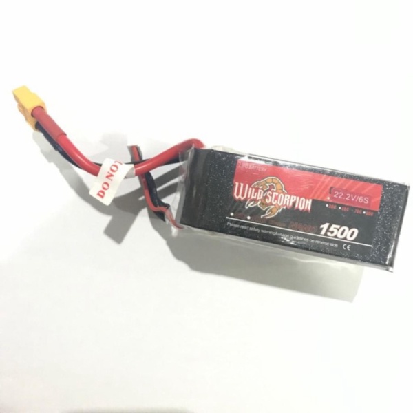 

Promo Wild Scorpion 1500mah 6S 22.2v 70C Limited