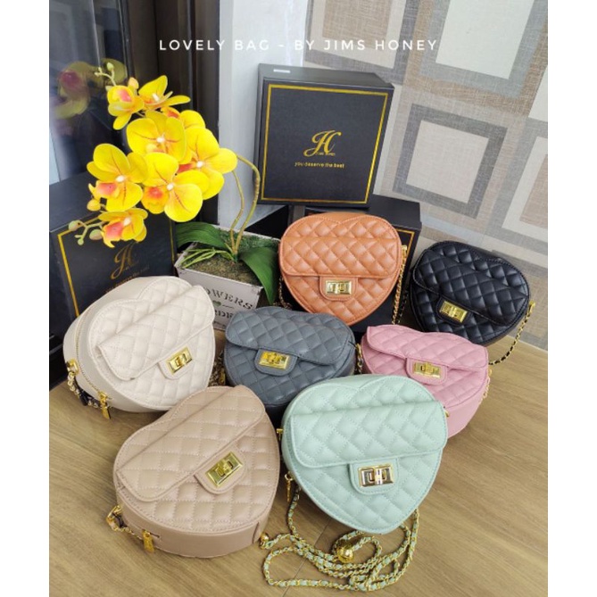 LOVELY ❤️ GRATIS BOX ❤️ BAG JIMSHONEY SLEMPANG LUCU SPESIAL KADO VALENTINE