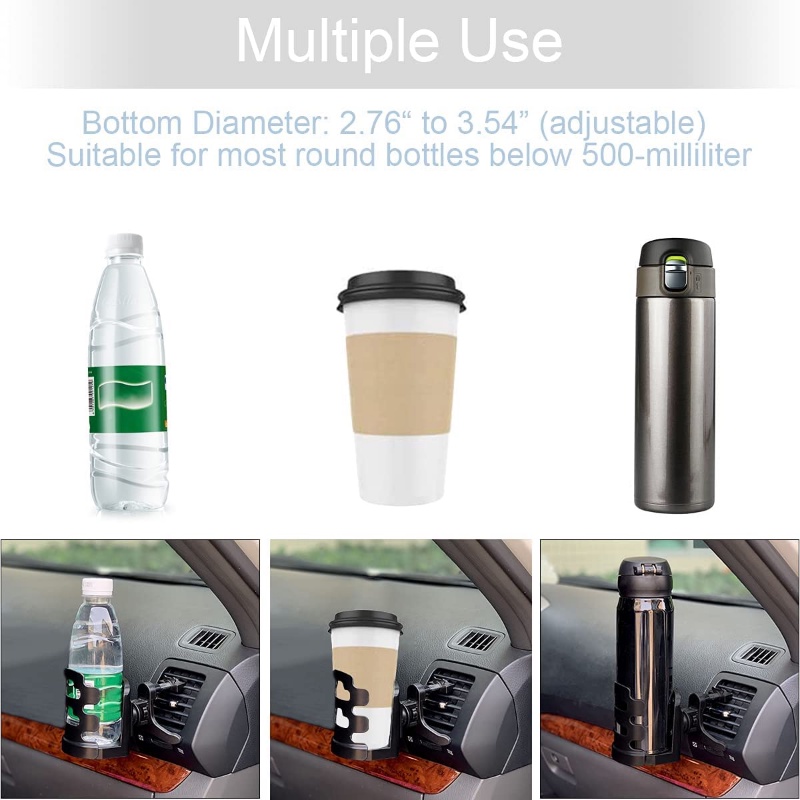 Multi-fungsi Auto Organizer Accessary Universal Mobil Tempat Minuman Tempat Botol Air Outlet Udara Cangkir Air Klip Bracket Adjustable Water Bottle Bracket