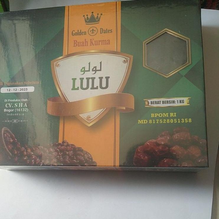 

☞ buah kurma lulu golden date 1kg asli original ✾