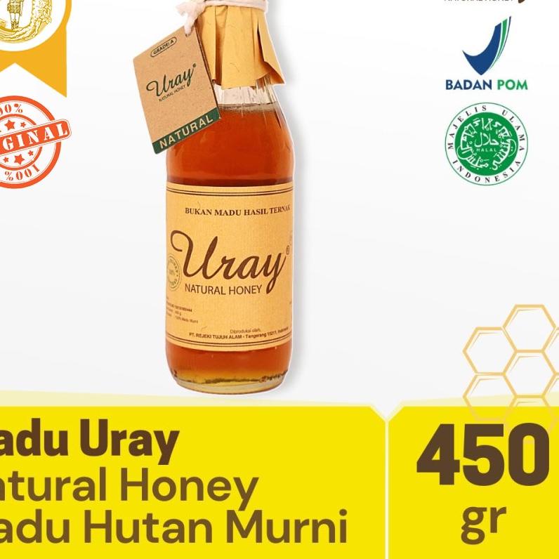 

۞ URAY NATURAL HONEY (450 GRAM) / MURNI / PURE HONEY ✰