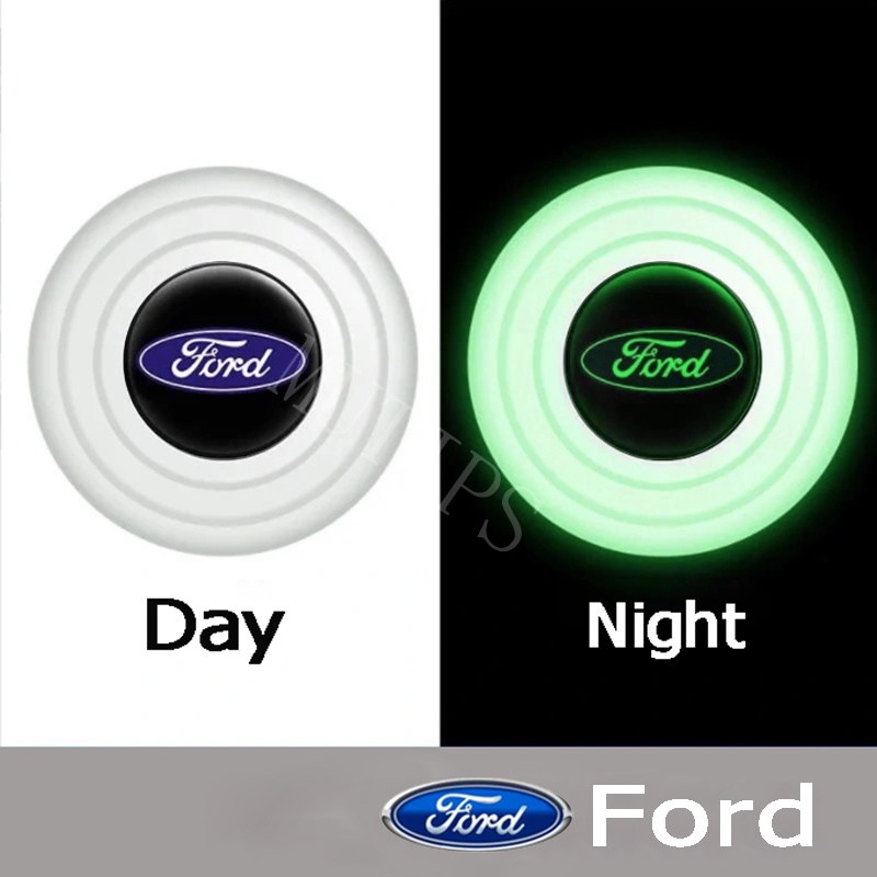 Ford 4 /8 /12 /16Pcs Baru Luminous Type Car Door Trunk Anti Shock Tabrak Pad Silikon Stiker Mengurangi Kebisingan Penyangga Untuk Fokus Everest Fiesta Ranger Ecosport Mustang