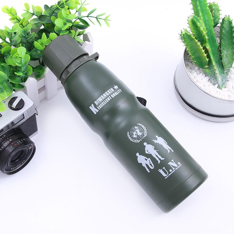 Tumbler Sport Botol Minum Alumunium Termos 450ML QM8044-10