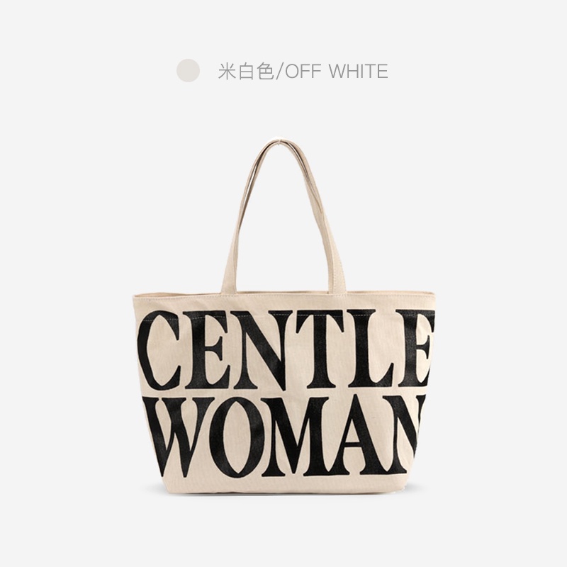 Desilstyle Tas Tote Bag Populer Selempang Wanita Canvas Priemium