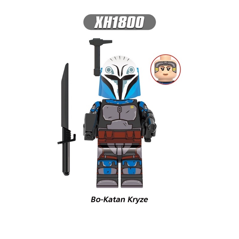 Bo-katan Minifigures Star Wars The Clone Wars Kryze 187th Legion Trooper Galictic Marines Mini Figure Mainan Hadiah