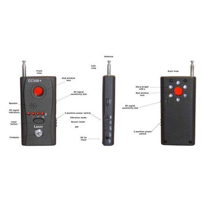 Anti Spy Hidden Camera Bug Signal Detector / Anti Sadap NEW murah