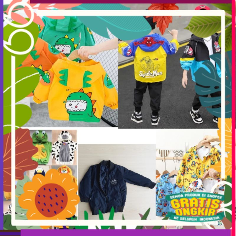 (BISA COD) 1-5 tahun JAKET ANAK LAKI LAKI JAKET ANAK JAKET ANAK LAKI LAKI IMPORT JAKET ANAK COWOK JA